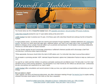 Tablet Screenshot of dranoffhuddart.com